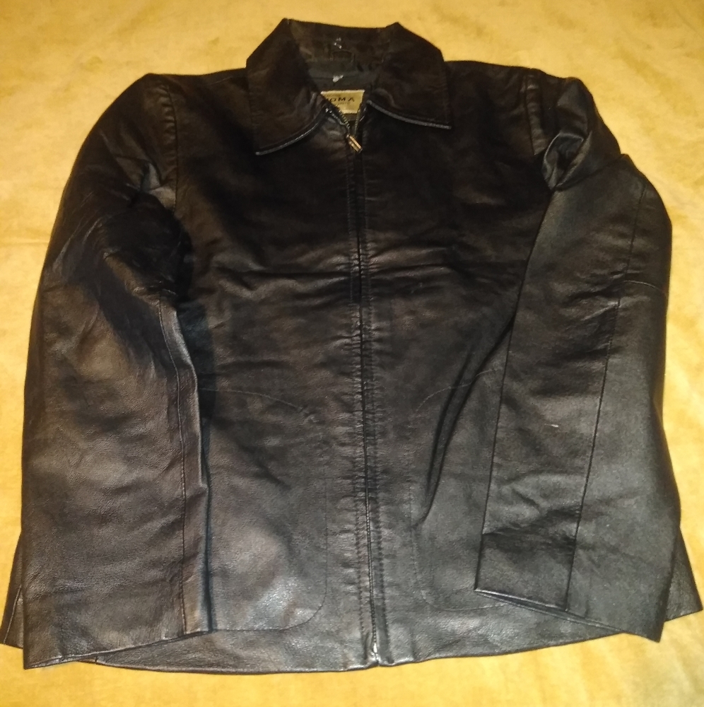 Women's Black Leather Jacket